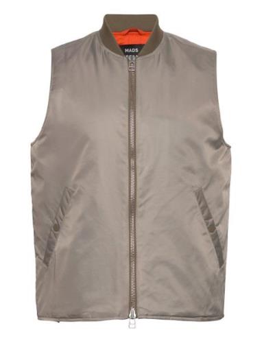 Tight Twill Serpico Vest Liivi Beige Mads Nørgaard