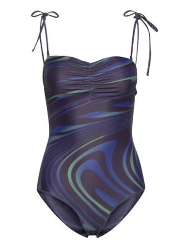 Jencel Swimsuit Uimapuku Uima-asut Navy Hosbjerg