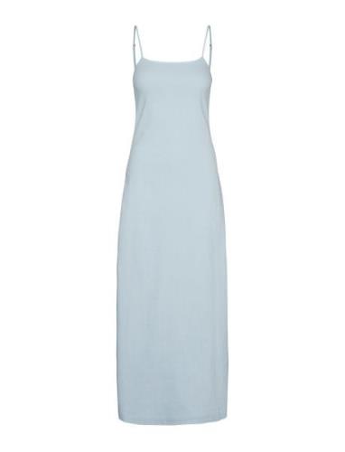 Vmmathilde Sl Slim Maxi Dress D1 Maksimekko Juhlamekko Blue Vero Moda