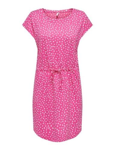 Onlmay S/S Dress Noos Lyhyt Mekko Pink ONLY