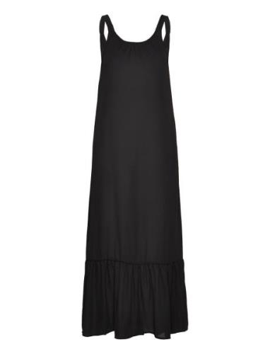 Onlalma Life Poly Noemi Long Dress Solid Maksimekko Juhlamekko Black O...