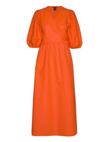 Dress Larisa Maksimekko Juhlamekko Orange Lindex