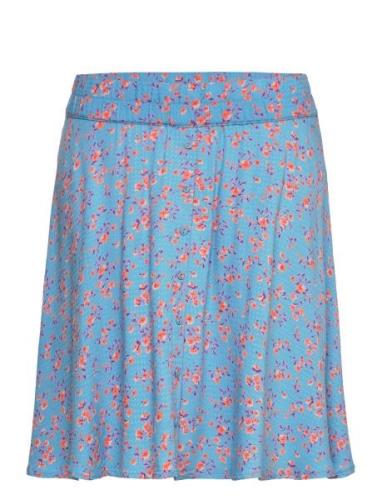 Yasmicca Hw Skirt S. Lyhyt Hame Blue YAS