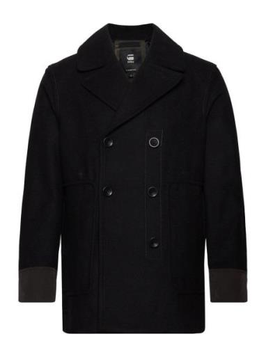 Wool Peacoat Villakangastakki Black G-Star RAW