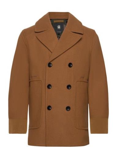 Wool Peacoat Villakangastakki Beige G-Star RAW