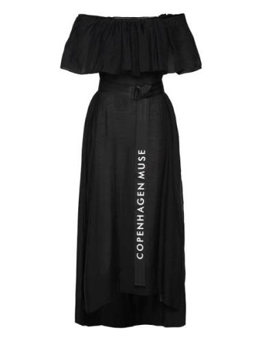 Cmmolly-Dress Maksimekko Juhlamekko Black Copenhagen Muse