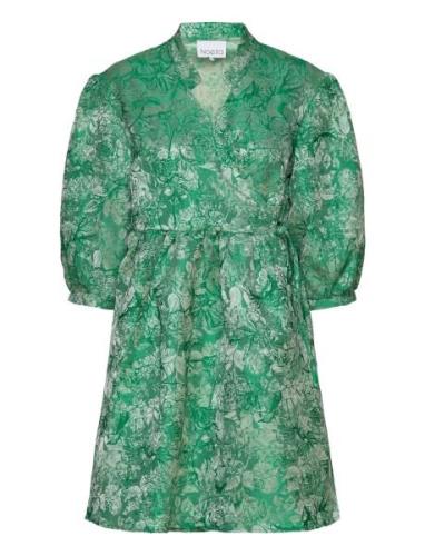 Tulip Aida Dress Lyhyt Mekko Green Noella