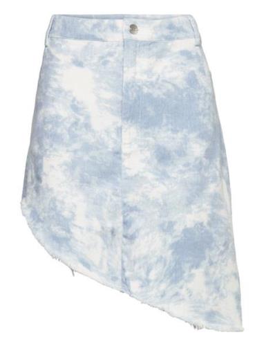 Saffars Skirt Lyhyt Hame Blue Résumé