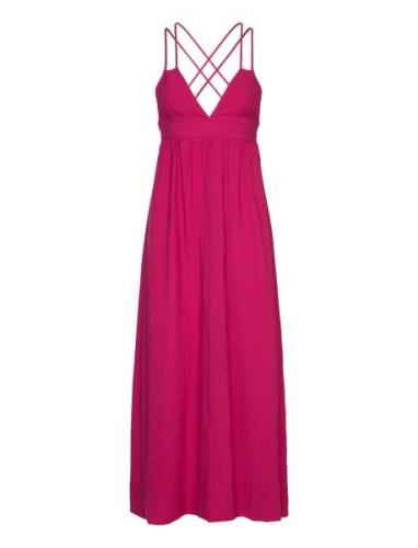 Koma Dress Maksimekko Juhlamekko Pink Hosbjerg