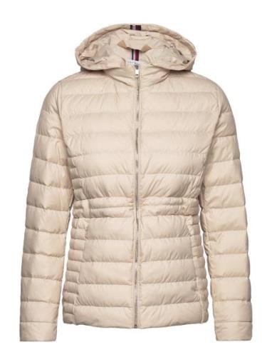 Feminine Lw Down Jacket Vuorillinen Takki Topattu Takki Cream Tommy Hi...