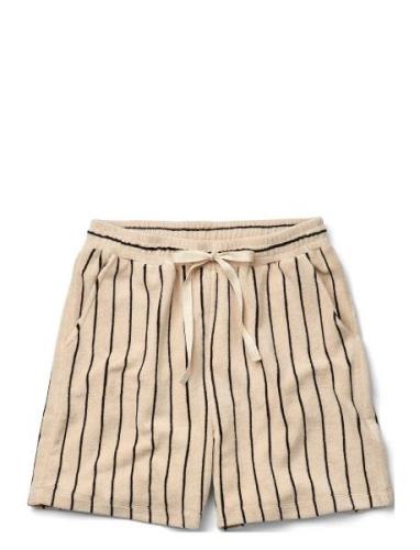 Naram Knitted Shorts Pyjama Beige Bongusta