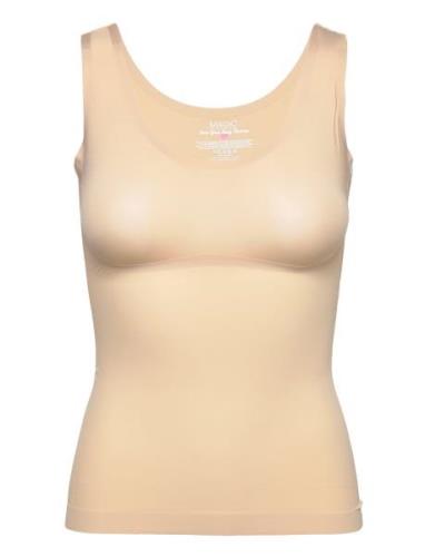 Magic Distinguished Tanktop Lingerie Shapewear Tops Cream Magic Bodyfa...