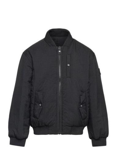 Reversible Bomber Jacket Bombertakki Black Calvin Klein