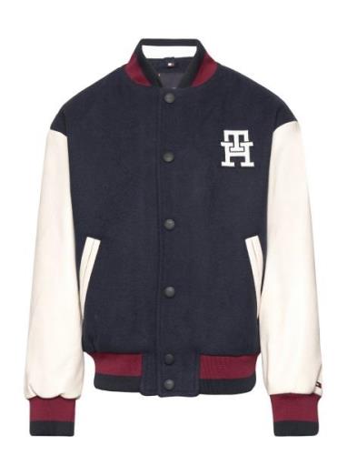 Monogram Varsity Bomber Bombertakki Multi/patterned Tommy Hilfiger