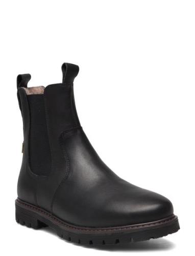 Bisgaard Neel Tex Bootsit Nauhalliset Saapikkaat Black Bisgaard