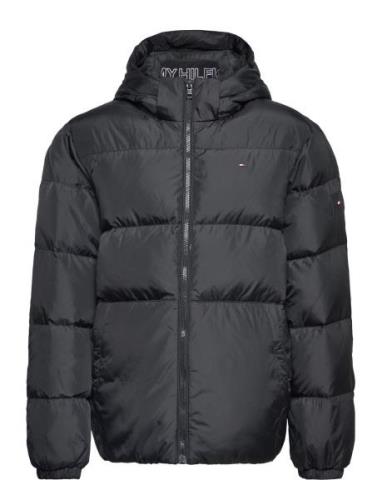 Essential Down Jacket Toppatakki Black Tommy Hilfiger