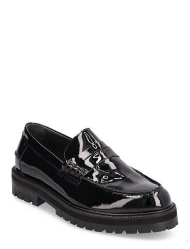 Loafer Loaferit Matalat Kengät Black ANGULUS