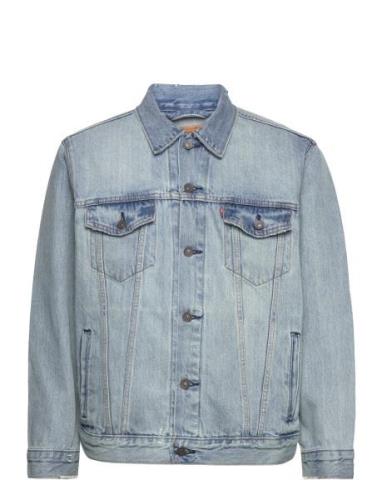 Relaxed Fit Trucker Huron Wave Farkkutakki Denimtakki Blue LEVI´S Men