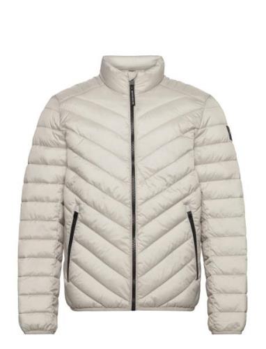 Light Weight Jacket Vuorillinen Takki Topattu Takki Cream Tom Tailor