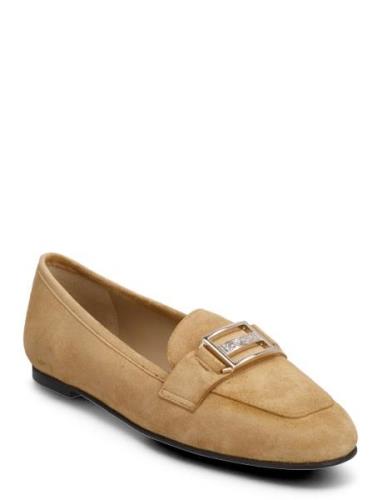 Maude Moccassin-S Loaferit Matalat Kengät Beige BOSS