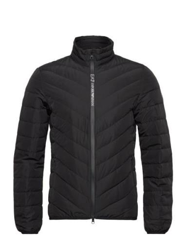 Outerwear Vuorillinen Takki Topattu Takki Black EA7