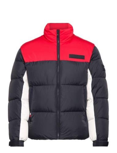 New York Puffer Jacket Vuorillinen Takki Topattu Takki Black Tommy Hil...