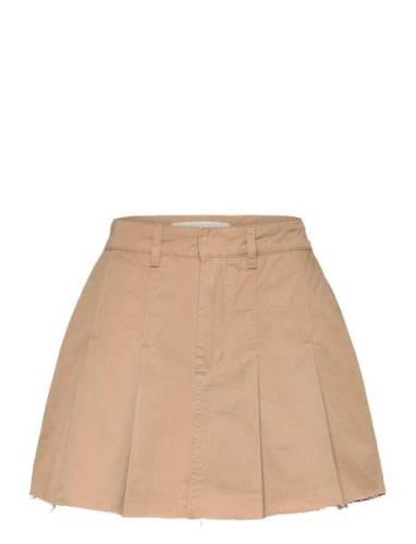 Skirt Lyhyt Hame Beige Sofie Schnoor