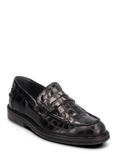 Loafer Loaferit Matalat Kengät Black ANGULUS