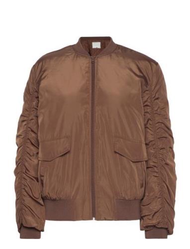 Kaboli Bomber Jacket Bombertakki Brown Kaffe