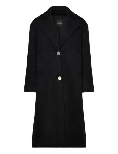 Coat Outerwear Coats Winter Coats Black Armani Exchange