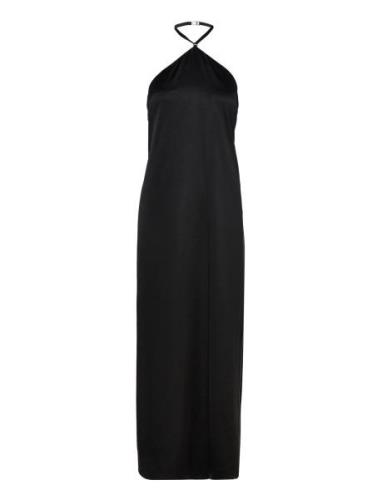 Deep Back Dress Maksimekko Juhlamekko Black Filippa K