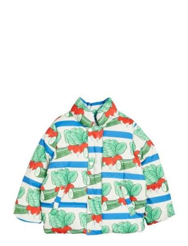 Veggie Aop Puffer Jacket Toppatakki Multi/patterned Mini Rodini