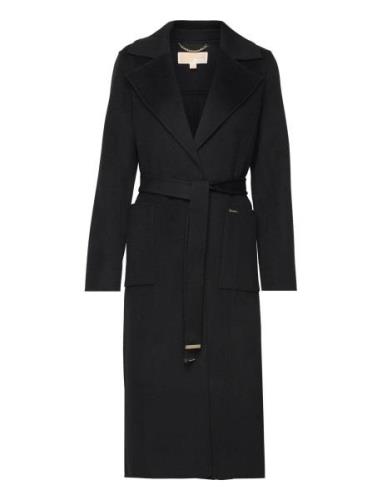 Dfw Robe Coat Outerwear Coats Winter Coats Black Michael Kors