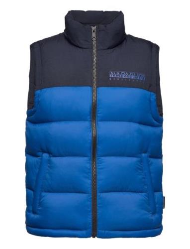 K A-Hornelen Vest Blue Classic Toppaliivi Blue Napapijri