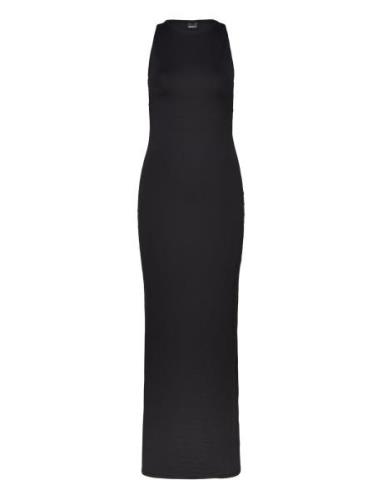 Stretchy Sleeveless Maxi Dress Maksimekko Juhlamekko Black Gina Tricot