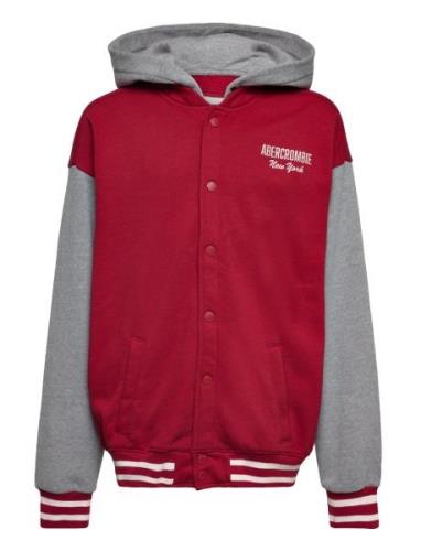 Kids Boys Sweatshirts Bombertakki Red Abercrombie & Fitch