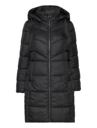 Coat Not Wool Topattu Pitkä Takki Black Gerry Weber Edition