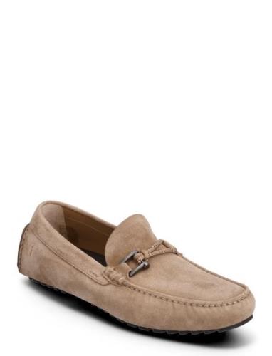 Driver_Mocc_Sdhwf Loaferit Matalat Kengät Beige BOSS