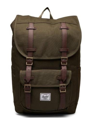 Herschel Little America Mid Backpack Reppu Laukku Khaki Green Herschel