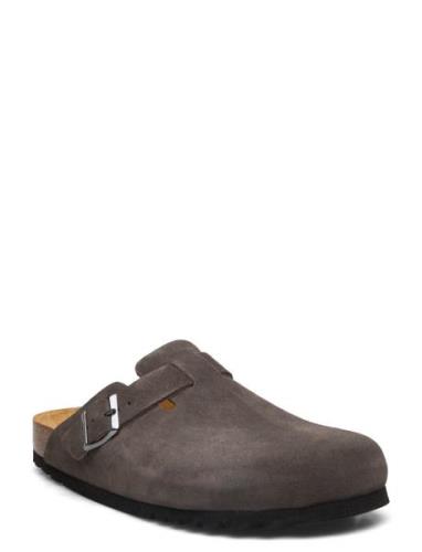 Sl Olivier Suede Aamutossut Tohvelit Grey Scholl