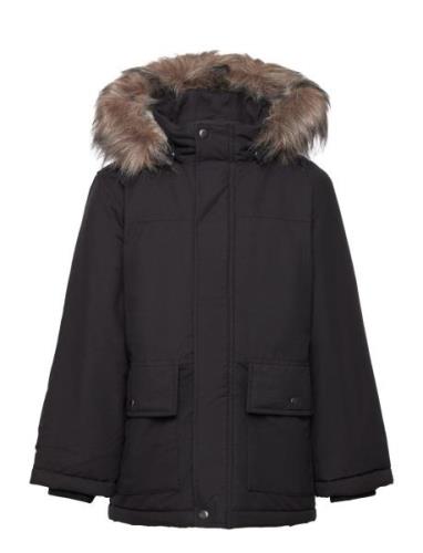 Nkmmarlin Parka Jacket Pb Fo Parka Takki Black Name It