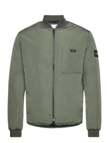 Recycled Superlightweight Bomber Bombertakki Takki Green Calvin Klein