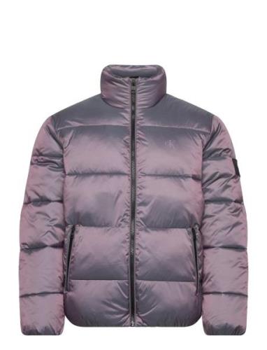 Tt Ripstop Puffer Jacket Vuorillinen Takki Topattu Takki Purple Calvin...