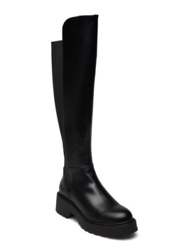 Callback Boot Korkeavartiset Saapikkaat Black Steve Madden