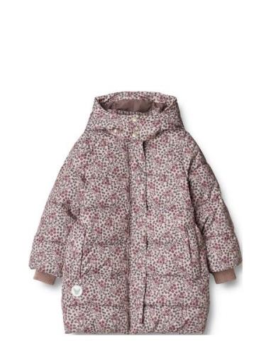 Puffer Coat Yrsa Toppatakki Purple Wheat