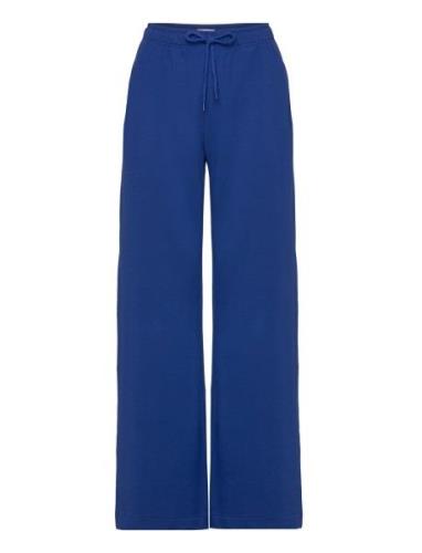 Wide-Leg Lounge Pant Pyjamahousut Olohousut Blue Bread & Boxers