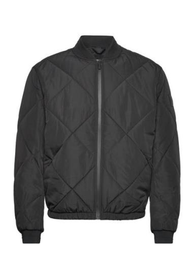 Signature Quilt Bomber Bombertakki Takki Black Calvin Klein