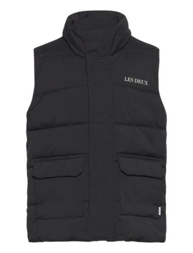 Maddox Puffer Vest Kids Toppaliivi Black Les Deux