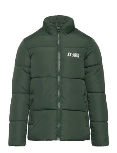 Jjmax Puffer Jacket Jnr Toppatakki Khaki Green Jack & J S