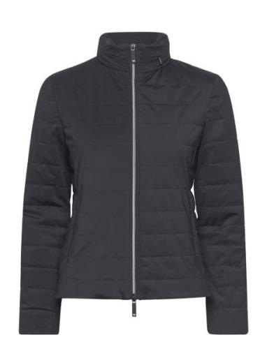 Blouson Jacket Vuorillinen Takki Topattu Takki Black Emporio Armani